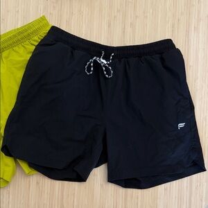 Black Athletic Swim Shorts